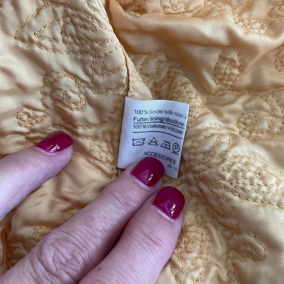 Louis Feraud Yellow Floral Blazer and Dress Set - Picture 4 of 15